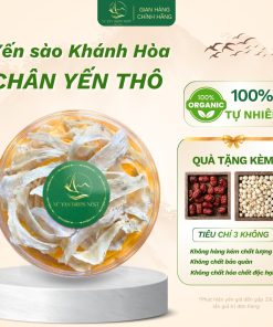Chân Yến Thô Khánh Hòa Cao cấp Loại 1, Nguyên Chất 100%, 20/30/50 gram, Tặng kèm nguyên liệu nấu.